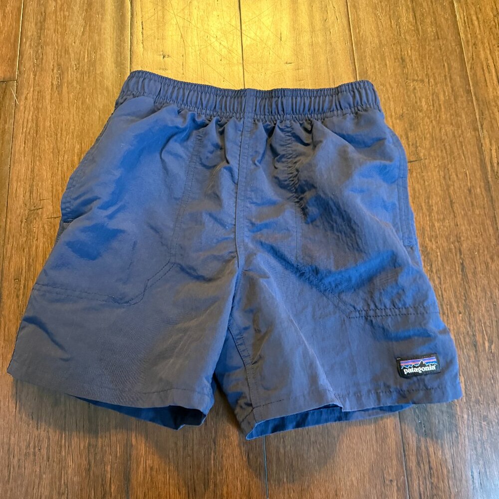 Patagonia Youth Medium - Shorts - Navy blue, lined - like new